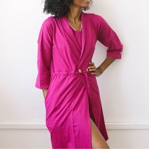 Brobe NWT The Surgery Recovery Robe In Pink Sz.XL